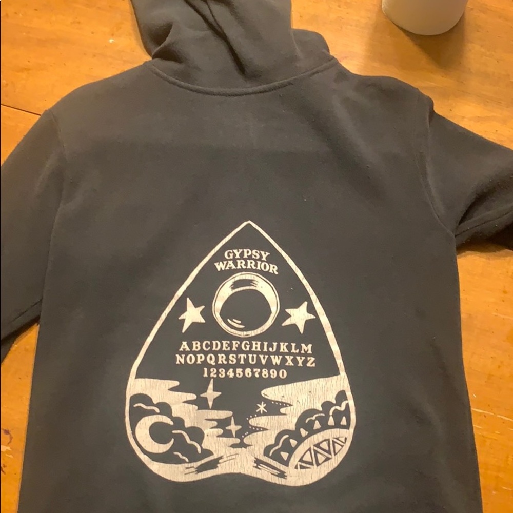 COPY - Gypsy Warrior Ouija hoodie zip up size S r…